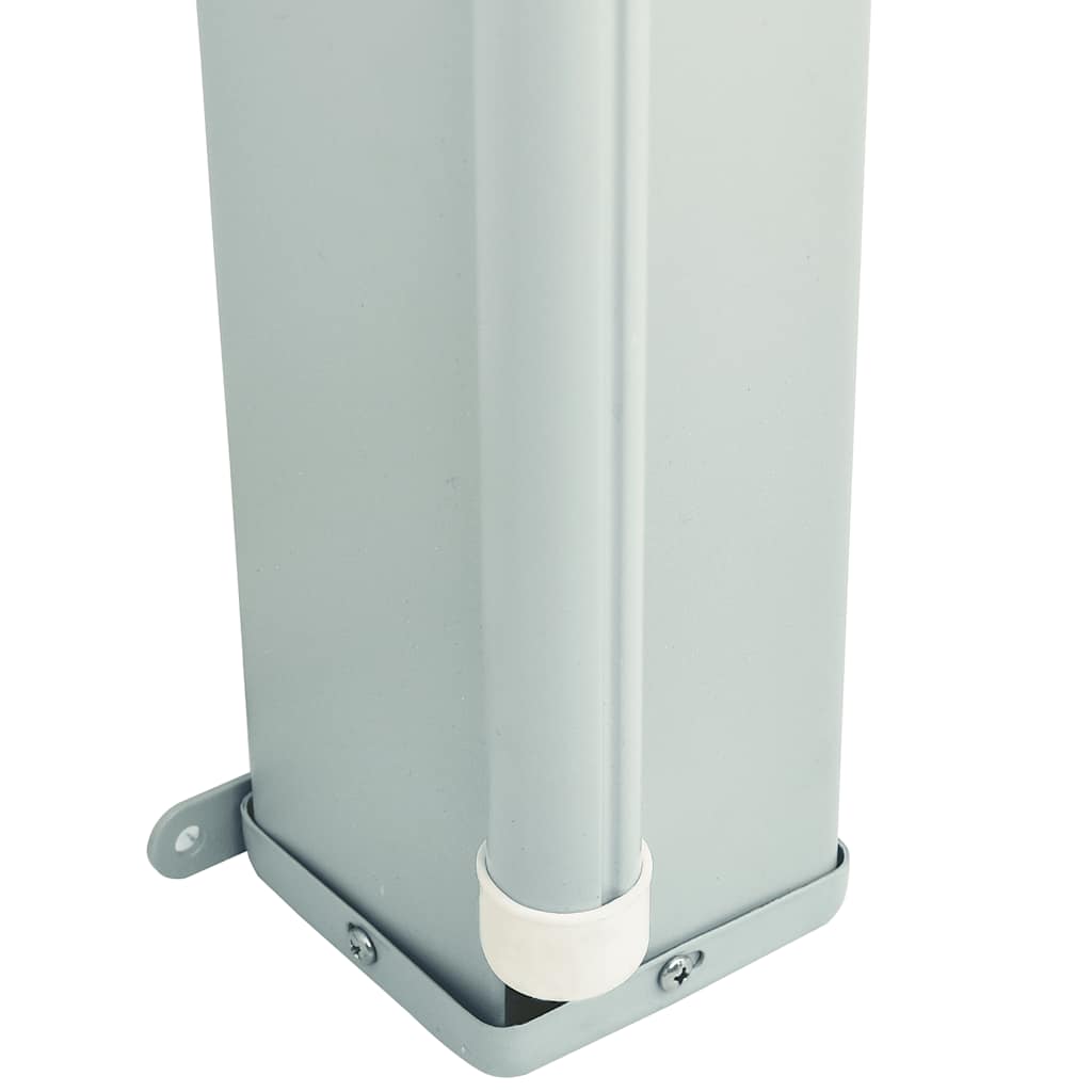 Toldo lateral retrátil de pátio 180x600 cm cor creme