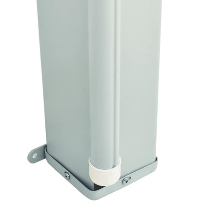 Toldo lateral retrátil de pátio 180x600 cm cor creme