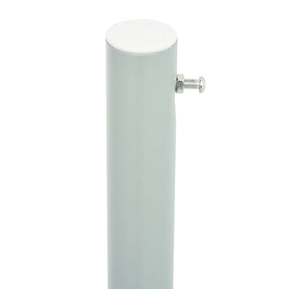 Toldo lateral retrátil de pátio 180x600 cm cinzento