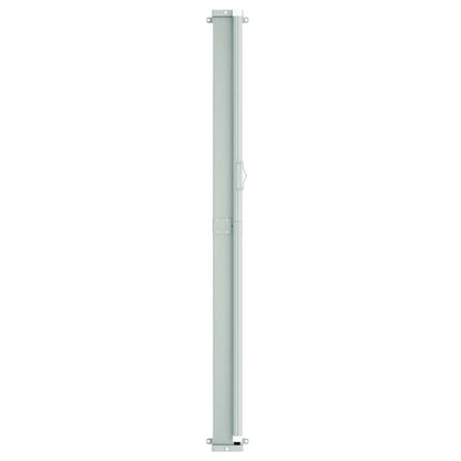 Toldo lateral retrátil para pátio 200x600 cm castanho