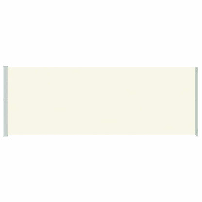 Toldo lateral retrátil para pátio 220x600 cm cor creme