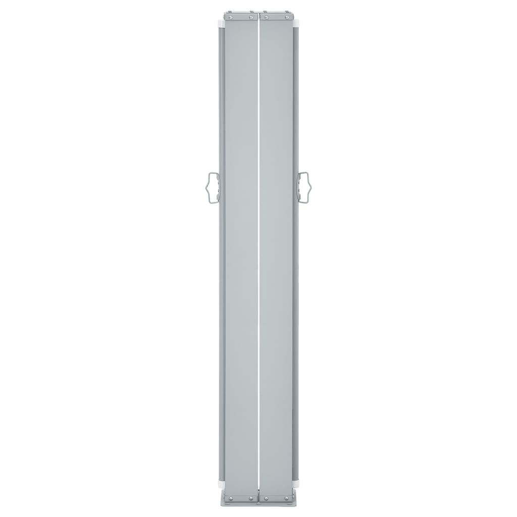Toldo lateral retrátil 160x600 cm preto