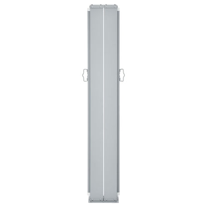 Toldo lateral retrátil 160x600 cm preto