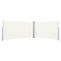 Toldo lateral retrátil 160x600 cm cor creme