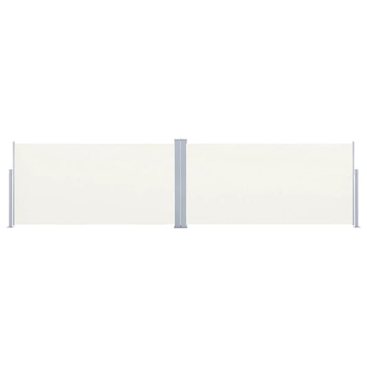 Toldo lateral retrátil 160x600 cm cor creme