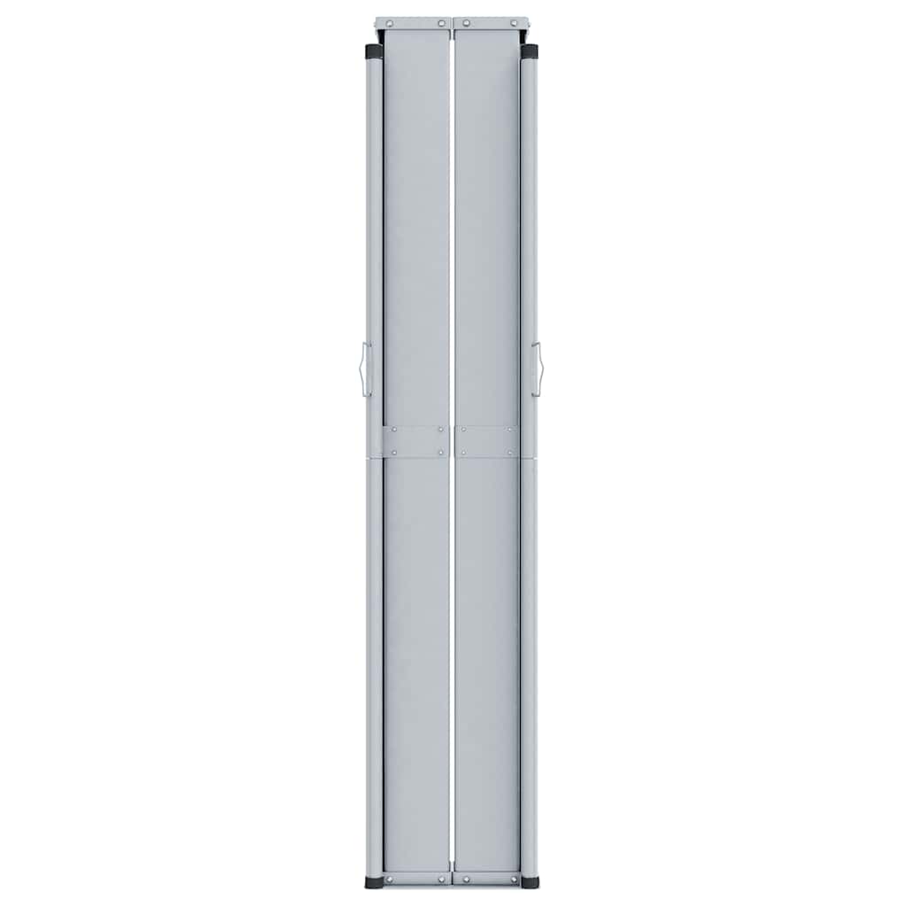 Toldo lateral retrátil 180x600 cm preto
