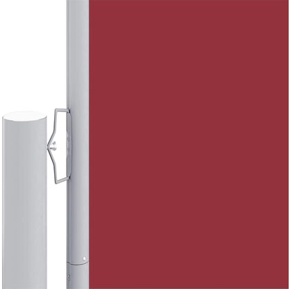 Toldo lateral retrátil 180x600 cm vermelho