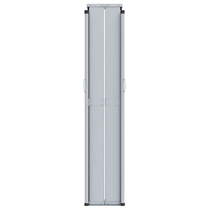 Toldo lateral retrátil 200x600 cm preto