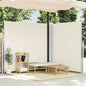 Toldo lateral retrátil 200x600 cm cor creme