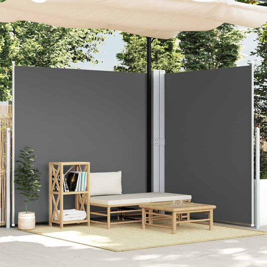 Toldo lateral retrátil 220x600 cm antracite