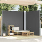 Toldo lateral retrátil 220x600 cm antracite