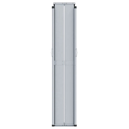 Toldo lateral retrátil 140x1000 cm castanho