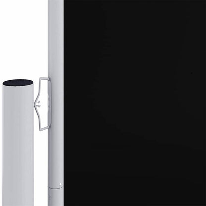 Toldo lateral retrátil 200x1000 cm preto
