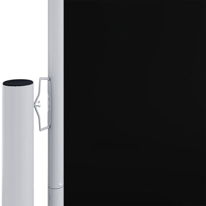 Toldo lateral retrátil 220x1000 cm preto
