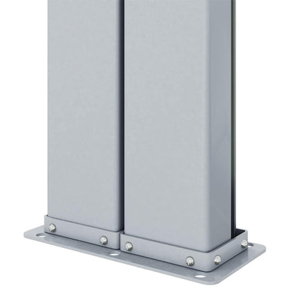 Toldo lateral retrátil 117x1200 cm cor creme