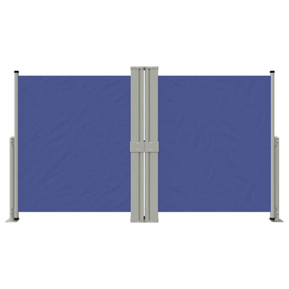 Toldo lateral retrátil 140x1200 cm azul