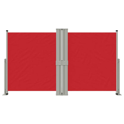 Toldo lateral retrátil 140x1200 cm vermelho