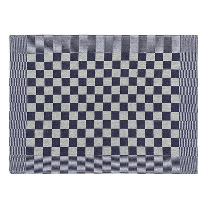 Panos de cozinha 10 pcs 50x70 cm algodão azul e branco