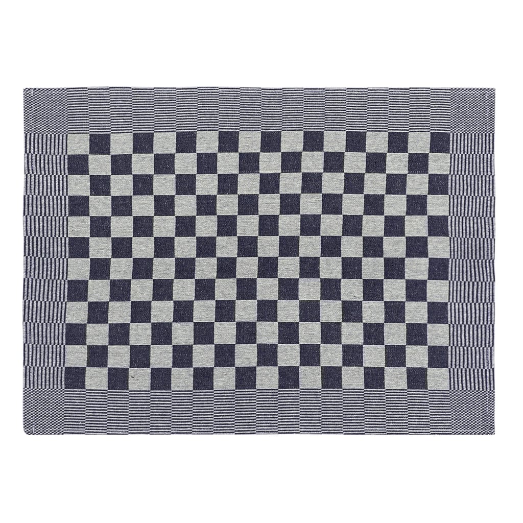 Panos de cozinha 50 pcs 50x70 cm algodão azul e branco