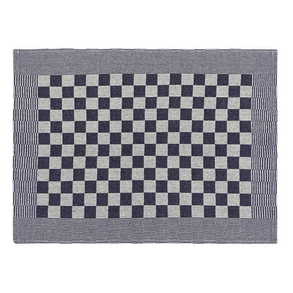Panos de cozinha 50 pcs 50x70 cm algodão azul e branco
