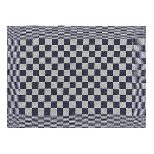 Panos de cozinha 50 pcs 50x70 cm algodão azul e branco