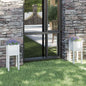 Vasos/floreiras de jardim 2 pcs 31x31x70 cm pinho maciço branco