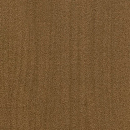 Vasos/floreiras 2 pcs 31x31x70 cm pinho maciço castanho-mel