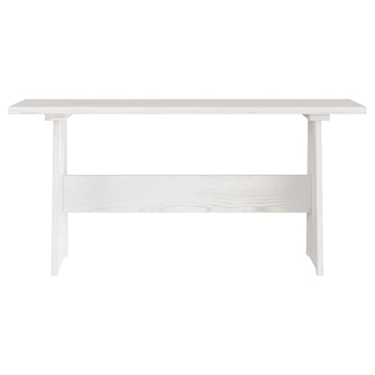 3 pcs conjunto de jantar REINE madeira pinho maciça branco