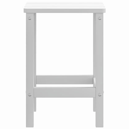 Mesa de jardim Adirondack 38x38x46 cm PEAD branco