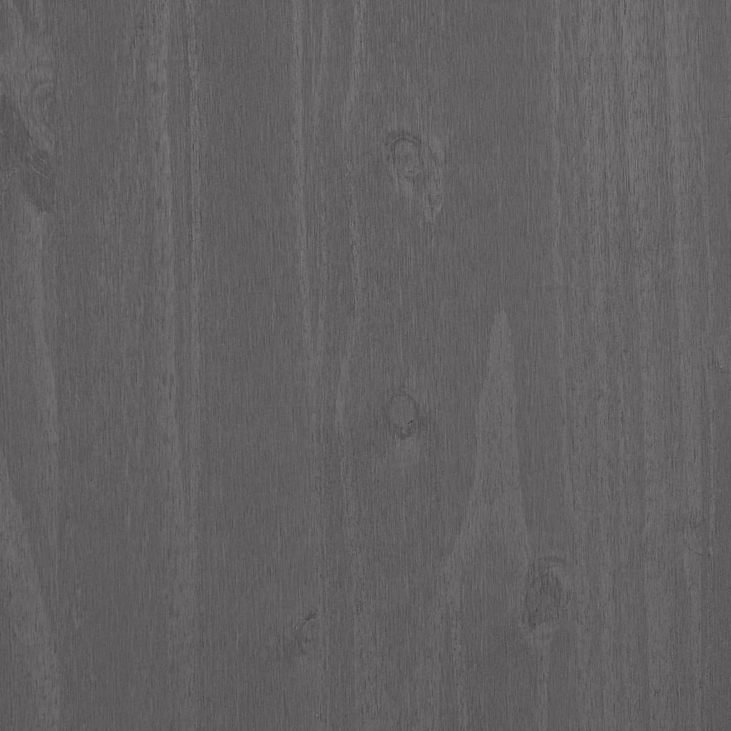 Mesa de cabeceira HAMAR 40x35x44,5 cm pinho maciço cinza-claro
