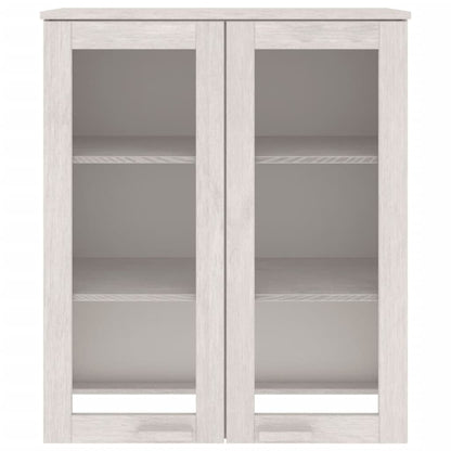 Topo p/ armário alto HAMAR 85x35x100 cm pinho maciço branco