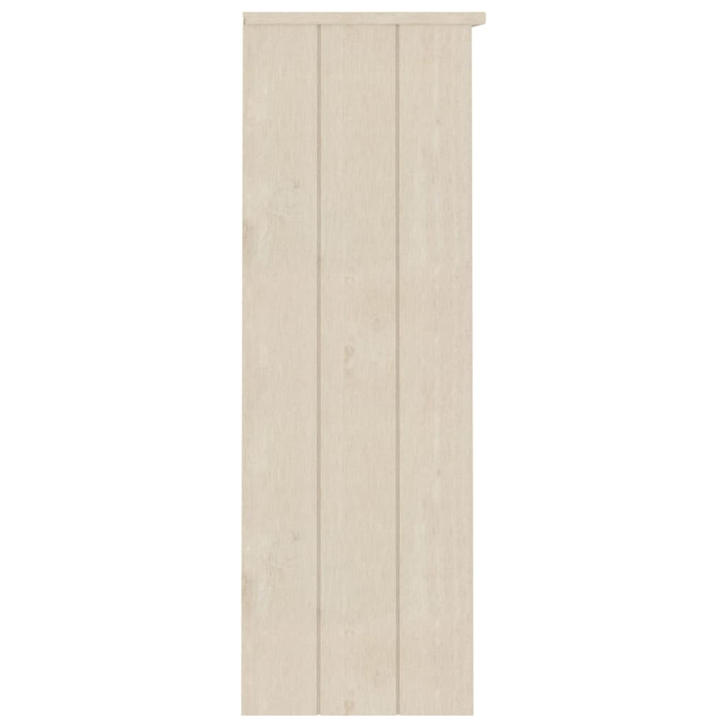Topo p/ armário alto HAMAR 85x35x100 pinho maciço castanho-mel