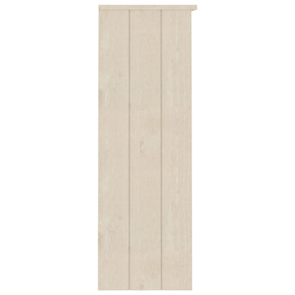 Topo p/ armário alto HAMAR 85x35x100 pinho maciço castanho-mel
