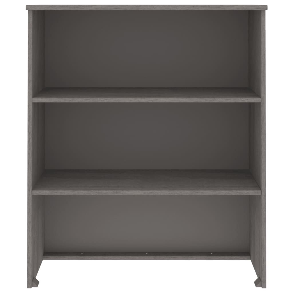 Topo p/ armário alto HAMAR 85x35x100cm pinho maciço cinza-claro