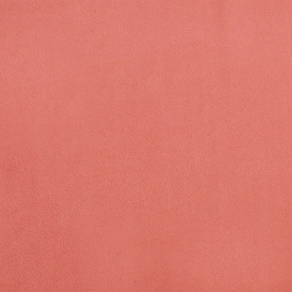 Apoio de pés 60x60x36 cm veludo rosa