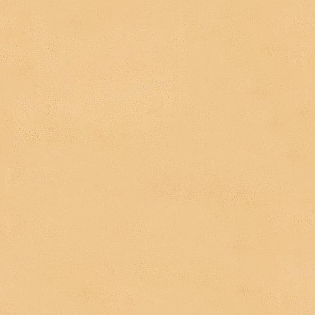 Apoio de pés tecido de microfibra 60x60x36 cor creme