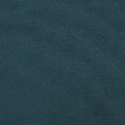 Apoio de pés 60x60x36 cm veludo azul