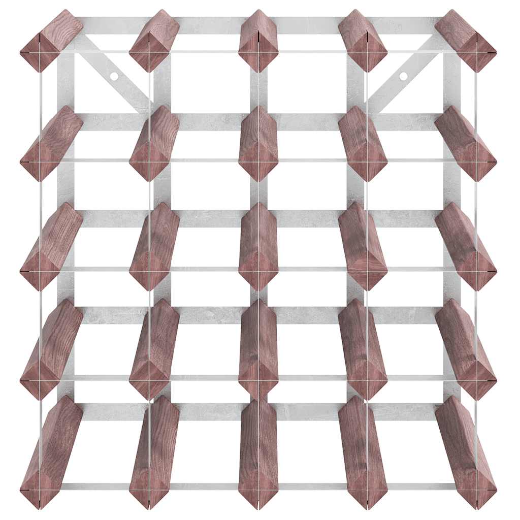 Garrafeira para 20 garrafas madeira de pinho maciça castanho