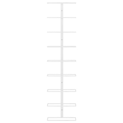 Garrafeira de parede para 9 garrafas ferro branco