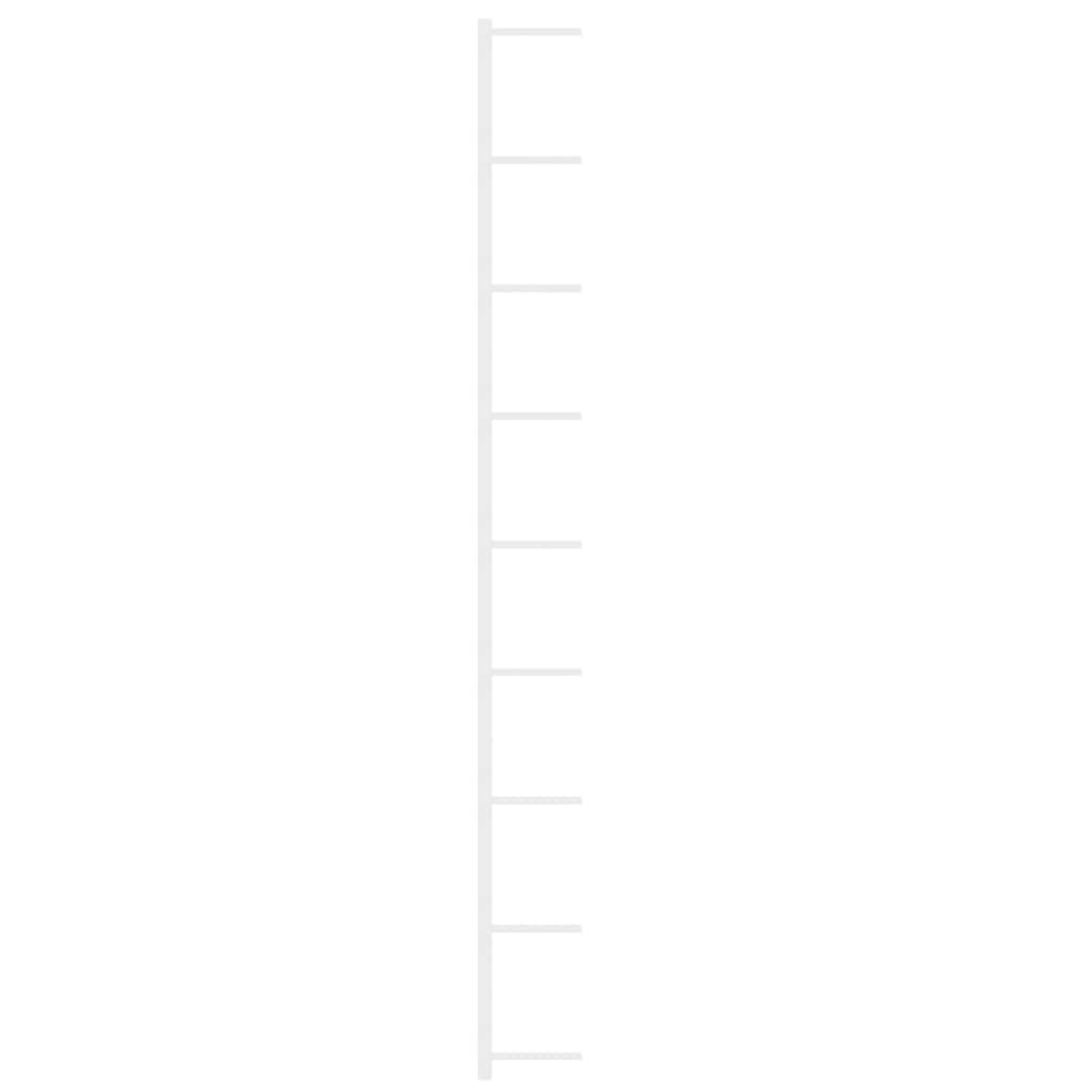 Garrafeira de parede para 9 garrafas ferro branco