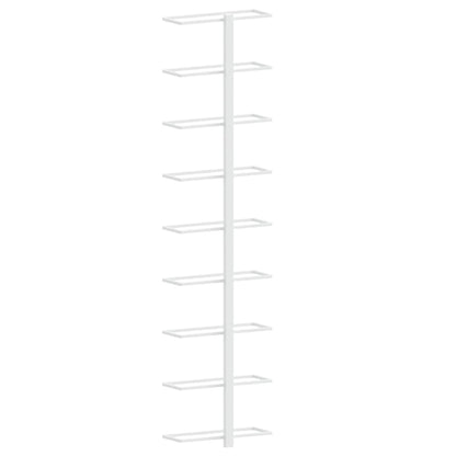 Garrafeira de parede para 9 garrafas ferro branco