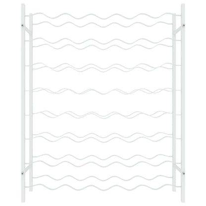 Garrafeira para 48 garrafas metal branco