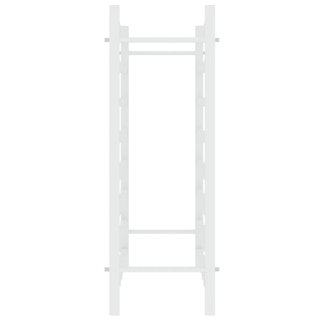 Garrafeira para 48 garrafas metal branco