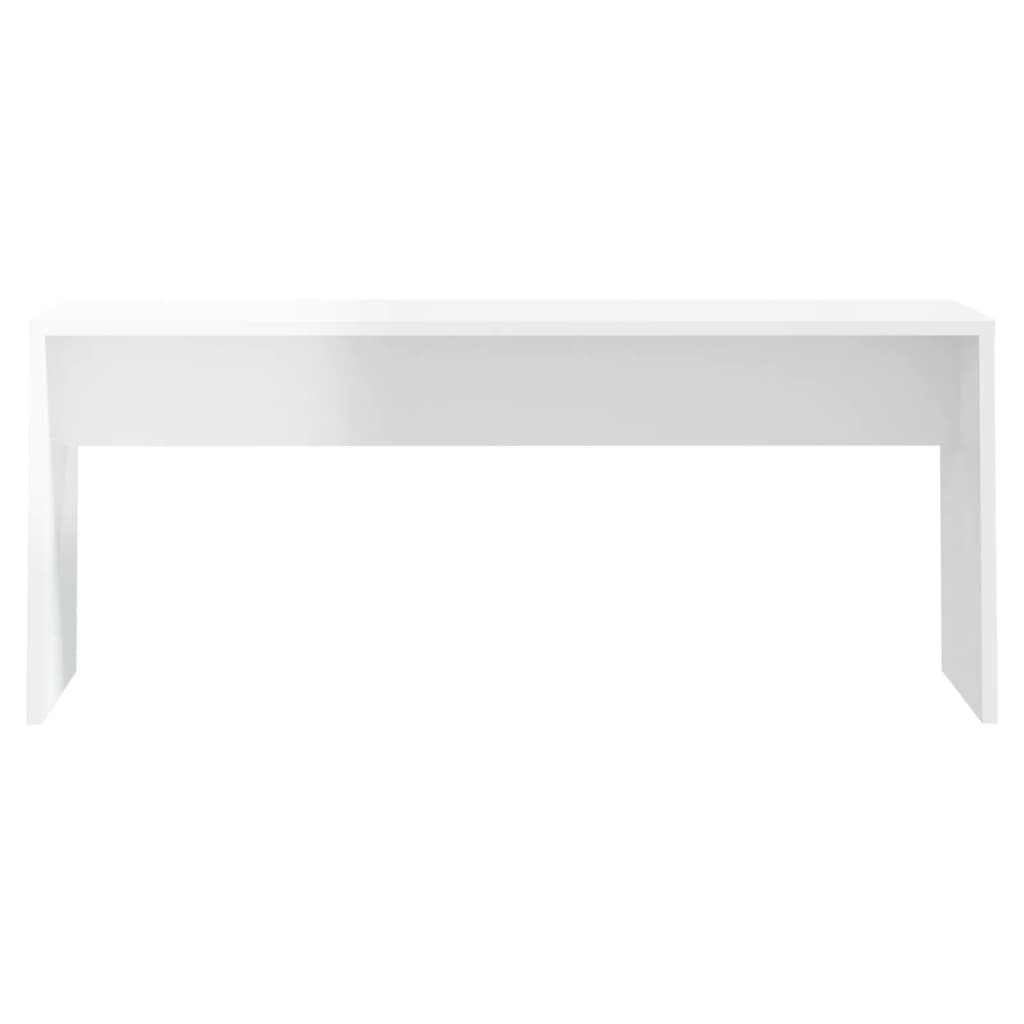 3 pcs conjunto de jantar derivados de madeira branco brilhante