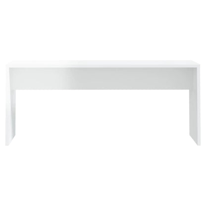3 pcs conjunto de jantar derivados de madeira branco brilhante