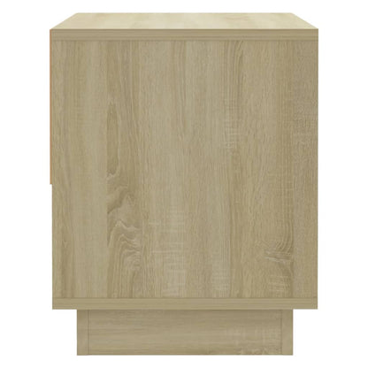 Mesa de cabeceira 45x34x44 cm contraplacado carvalho sonoma