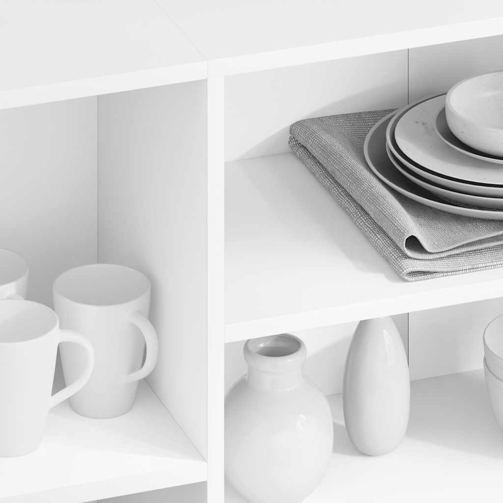 Aparador 120x30x75 cm derivados de madeira branco