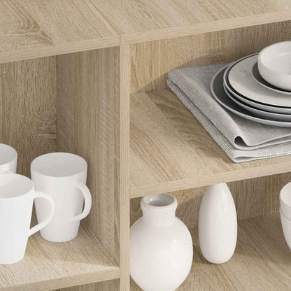 Aparador 120x30x75 cm derivados de madeira carvalho sonoma