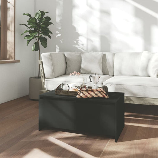 Mesa de centro 90x50x41,5 cm derivados de madeira preto