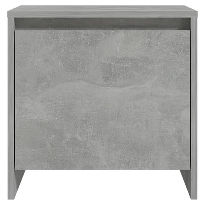 Mesa de cabeceira 45x34x44,5cm derivados madeira cinza cimento